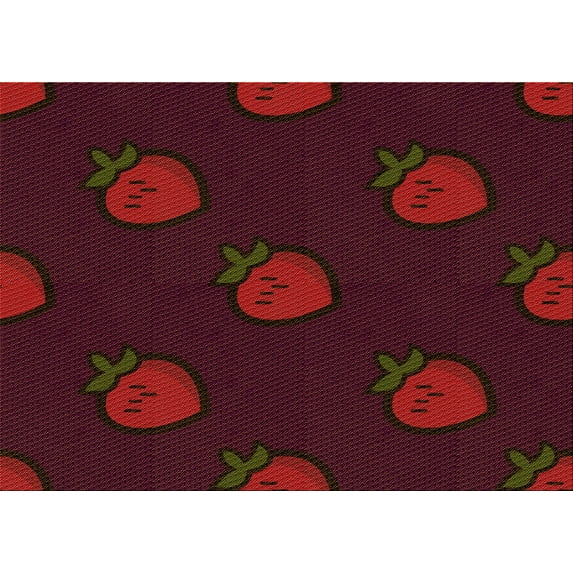 Ahgly Company Machine Washable Indoor Rectangle Transitional Saffron Red Area Rugs, 4' x 6'