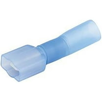 Allstar Performance ALL76077 16-14 Gauge Heat Shrink Male Blade Terminal, Blue - Pack of 10