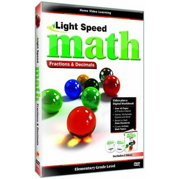 Light Speed Math: Fractions and Decimals (DVD), Goldhill Home Media, Special Interests