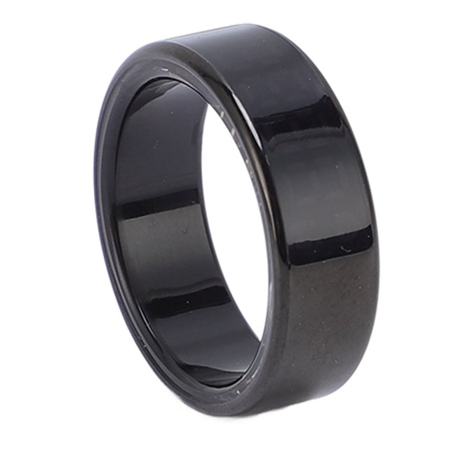 Stainless Smart Ring with APP Display Screen Multiple Sports Modes IP68 Water Resistant Stainless Steel 18mAh Smart Fitness Ring for Cycling Running