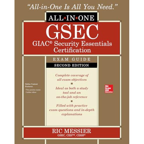 Pre-Owned Gsec Giac Security Essentials Certification All-In-One Exam Guide, Second Edition (Paperback) 1260453200 9781260453201