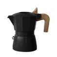 thumbnail image 4 of Rongfmy Pots 100ml Aluminum Restaurant Durable Portable Stovetop Espresso Maker black, 4 of 9