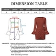 thumbnail image 2 of Vestido mini ajustado de manga larga sexy para mujer, vestido elegante, regalo para mujer, 2 of 7