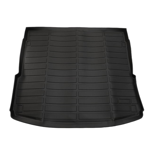 Unique Bargains Cargo Liner Rear Trunk Mat Rear Trunk Cargo Luggage Boot Tray Mat for Audi Q5 SQ5 2018-2025 TPE Black Anti-Slip Long Grid Pattern