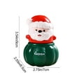 thumbnail image 3 of Juguetes De Plástico Luz Nocturna Portátil De Papá Noel De 9cm Y Decoración Navideña Con Led, Diseño De Plástico Irrompible Para Fiestas Y Decoración Festiva Del Hogar, Color Rojo (1 Unidad) Rkxzt, 3 of 9