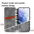 thumbnail image 2 of Allytech Flip Wallet Case for Samsung Galaxy S24 FE, Premium PU Leather Luxury Case with Kickstand & Card Slots, Magnetic Closure Inner Soft TPU Shockproof Protective Case for Women Men - Gray, 2 of 7