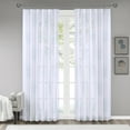 thumbnail image 3 of Home Essence Ophelia Sheer Branch Flocking Window Panel, 3 of 9