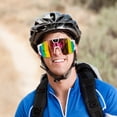 thumbnail image 2 of Gafas de sol de ciclismo al aire libre Gafas inteligentes con cámara HD Foto Video Gafas de esquí a prueba de viento Lentes negras-Estilo B, 2 of 5