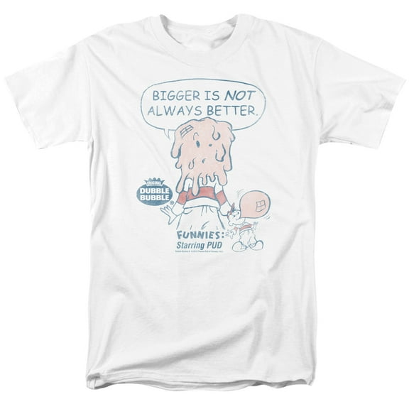 Dubble Bubble Bigger S/S Adult 18/1 T-Shirt White