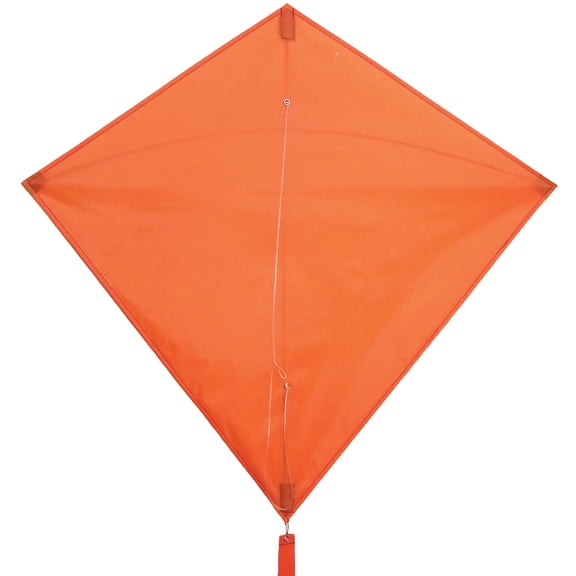 In the Breeze 2989 — Orange Diamond Kite, 30-Inch — Easy Flying, Single-Line Kite for All Ages
