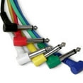 thumbnail image 2 of EeaseCA 6PCS 6.35 Elbow Electric Guitar Effector Cables Guitar Effector Instrument Line Replaceable Guitar Effects Cables Elbow Audio Line Cable for Guitar Use, 2 of 8