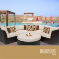 thumbnail image 1 of TKC Barbados 4 Piece Outdoor Wicker Patio Furniture Set, 1 of 1