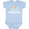 thumbnail image 3 of Inktastic Grandpa's Princess Crown and Flowers Girls Baby Bodysuit, 3 of 5