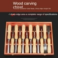 thumbnail image 3 of HEMU FASHION SHE.K 12PCS Wood Carving Chisel Set Sharp Woodworking Hand Knife Tools Gouges Steel DIY Woodcut Working Professional silver&wooden, 3 of 7