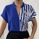 thumbnail image 4 of Camisa abotonada floral de manga corta Nikou, 4 of 7