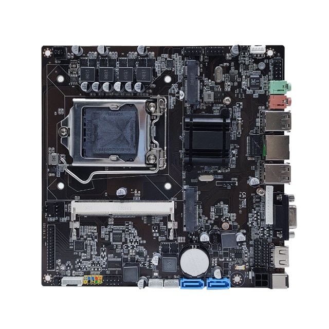 Placa base de escritorio H61 1000Mbps LAN LGA1155 placa base de PC M PCI Express/M SATA
