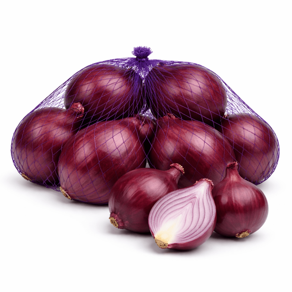 Fresh Red Onions, 3 lb, Bag