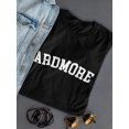 thumbnail image 3 of Ardmore White Text  Women Black T-Shirt, Female x-Large, 3 of 4