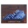 thumbnail image 1 of Trademark Fine Art 'Kentucky License Plate Map' Ca, 1 of 3