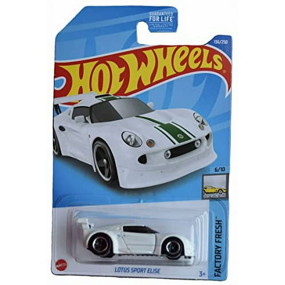 Hot Wheels Lotus Sport Elise White Factory Fresh 6/10 136/250