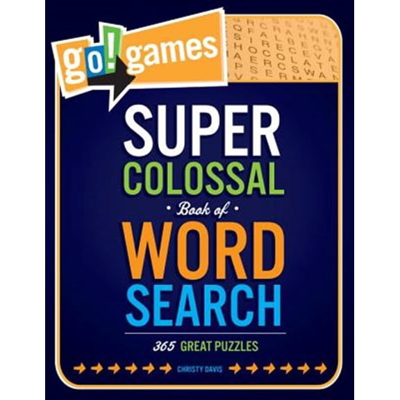 Pre-Owned Go!games Super Colossal Book of Word Search: 365 Great Puzzles (Paperback) 162354002X 9781623540029
