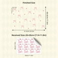 thumbnail image 2 of 3PCS Glow in The Dark Pink Bow Wall Stickers Pink Bow Knot Wall Decals Watercolor Room Mural Stickers for Valentine's Day Girls Party Home Bedroom Nursery, 2 of 6
