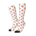 thumbnail image 2 of Balery Orange Fox Printed Novelty Socks Men's Women's Crew Socks Sports Socks Knee High Socks Cotton Socks Quirky and Cool Socks, 2 of 9