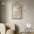 thumbnail image 5 of Aged Fissure Canvas Elegant Gold Abstract by Art Remedy, Gold Frame, 20" x 30", 5 of 7