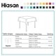 thumbnail image 5 of Mantel Hiasan Impermeable a Pruebas de Derrames 178x178 cm Rojo, 5 of 6