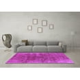 thumbnail image 3 of Ahgly Company Indoor Round Oriental Purple Industrial Area Rugs, 8' Round, 3 of 4
