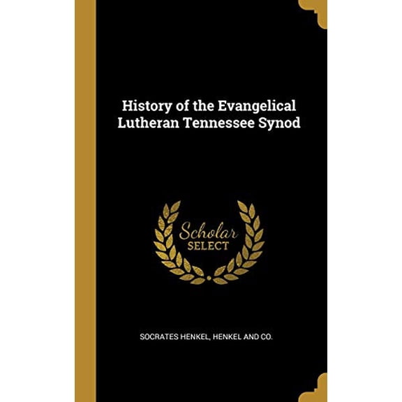 History of the Evangelical Lutheran Tennessee Synod (Hardcover)