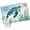 Blue, variant on 2x3 Ft Entryway Area Rug, Sea Turtle Coastal Kitchen Rug Runner Washable Floor Mat, Summer Beach Nautical Starfish Compass Non Slip Indoor Door Mat Throw Carpet for Bathroom Living Room Bedroom