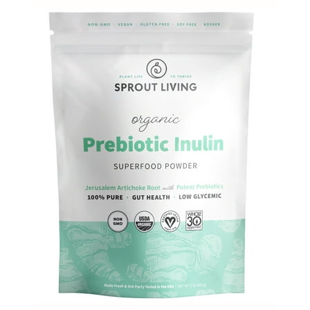 Sprout Living Prebiotic Inulin FIber Powder (Jerusalem Artichoke)