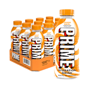 Prime Hydration Sports Drink, Orange Swirl, 16.9 fl oz, 12 Pack, Bottles