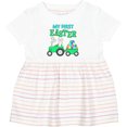 thumbnail image 3 of Inktastic My First Easter Bunny and Tractor Girls Baby Dress, 3 of 5