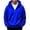 4# Blue, variant on Men's Quarter Zip Hoodie Oversized Pullover Sweatshirt, Drawstring Hood Long Sleeve Athletic Workout Outdoor Casual Hooded Top Light Blue 3XL