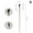 S, variant on Nose Shadow Brush, Small Large Size Contour Brush for Eye Shadow