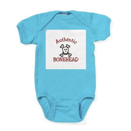 

CafePress - Authentic Bonehead - Cute Infant Bodysuit Baby Romper - Size Newborn - 24 Months