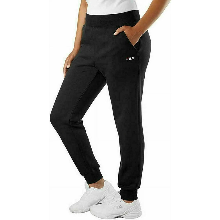 Fila Womens Activewear Side Pockets High Rise Jogger Pants 