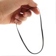 thumbnail image 3 of Rubber Flat Belt for Cassette Player Maintenance Black Durable 2Pcs, 3 of 4