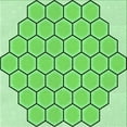 thumbnail image 1 of Ahgly Tapis d'Intérieur Lavable en Machine Carré Vert, 4 Pieds Carré, 1 of 7