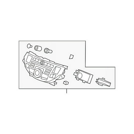 Genuine OE Honda Control Panel - 39170-TA0-A41ZA