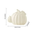 thumbnail image 3 of Ceramic Pumpkin Decor for Fall and Halloween, Natural Textured Handcrafted Tabletop Decorations for Home, Thanksgiving & Harvest Festival Centerpiece, 3 of 6
