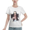 thumbnail image 1 of Women's Basic Short Sleeve T-Shirt Demon Slayer Blade Nidouzi, 1 of 6