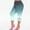 Sky Blue, variant on Meichang Fashion Women Gradient Capri Leggings Plus Size Hollow Elastic Waist Casual Leggings Pants Casual Stretchy Tight Pants Lounge Workout Yoga Capris Leggings