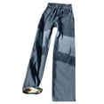 thumbnail image 3 of High Waisted Wide Leg Casual Pants For Soft Palazzo Trousers With Pockets Comfortable Elastic Waistband, 3 of 3