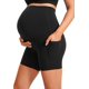 thumbnail image 1 of CRZ YOGA Butterluxe Biker Shorts Pantalones Cortos Deportivos Mujer de Mernidad Yoga con Bolsillos 5 Pulgadas, 1 of 5