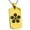 Gold, variant on Stainless Steel Maeda Samurai Crest Engraved Dog Tag Pendant Necklace