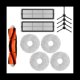 thumbnail image 1 of Reemplazo Del Filtro HEPA Del Cepillo Lateral Del Cepillo Principal Compatible Con Bot L10S Ultra Robots Aspiradoras Accesorios, 1 of 5