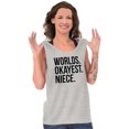 thumbnail image 4 of Worlds Okayest Niece Family Love Womens Plus Size Graphic Tank Top Brisco Brands 3X, 4 of 5